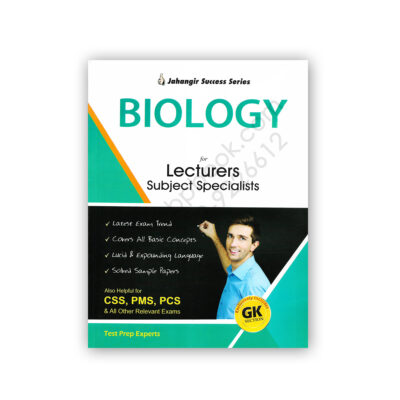 BIOLOGY For Lecturers Subject Specialist - Jahangir Books