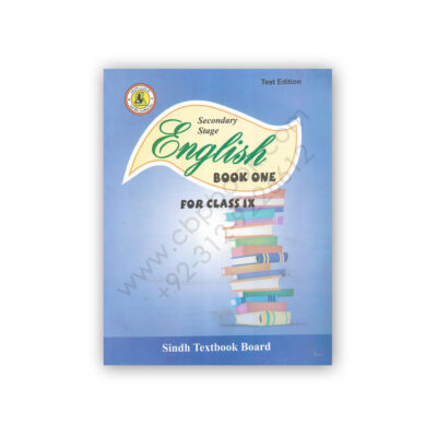 Secondary Stage ENGLISH Book One For Class IX Sindh Textbook Board