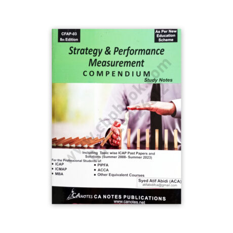 CA CFAP 3 Strategy & Performance Measurement 8th Ed 2023 by Atif Abidi