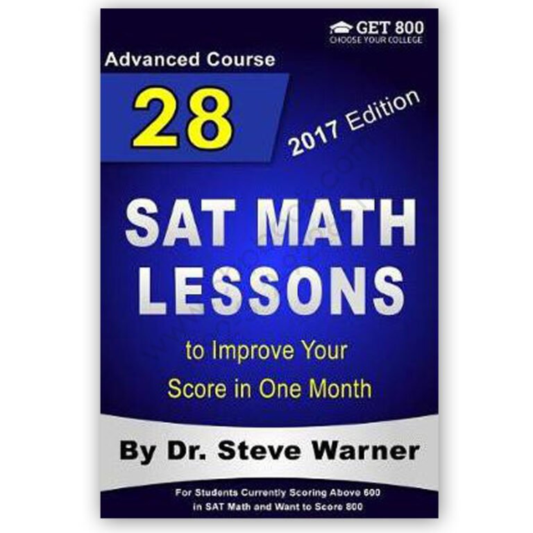 28 SAT Math Lessons to Improve Your Score Advanced – CBPBOOK