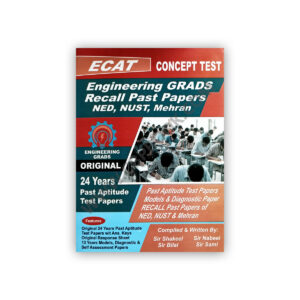 ECAT Engineering GRADS MCQs 24 Years Past APTITUDE Test Papers ECAT 2022