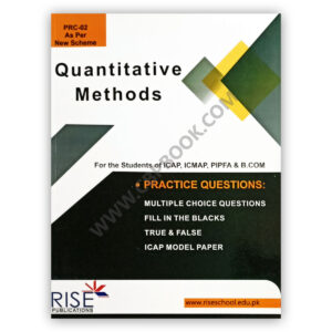CA PRC 02 Quantitative Methods Practice Questions 4th Ed 2022 – RISE