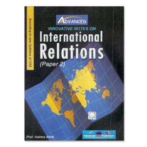 Advanced International Relations Paper 2 By Prof Halima Afridi