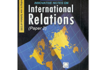 Advanced International Relations Paper 2 By Prof Halima Afridi
