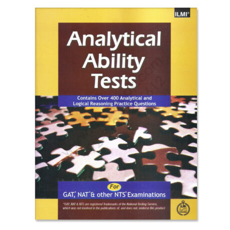 Analytical Ability Tests For GAT, NAT, NTS By Ilmi Kitab Khana