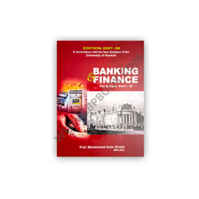 Banking and Finance For B.Com 2 By Mohammed Amin Khalid