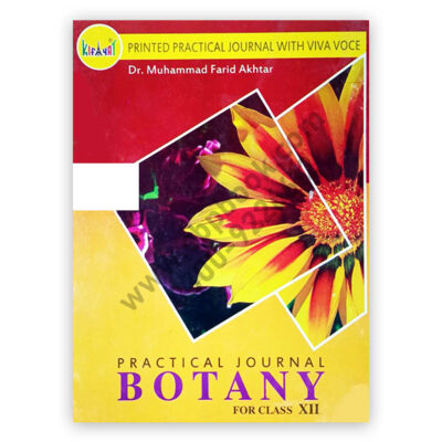 Botany Printed Practical Journal For XII By Dr M Farid Akhtar - KIFAYAT
