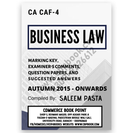 CA CAF 4 BUSINESS LAW Yearly Past Papers Autumn 2015 To Autumn 2022
