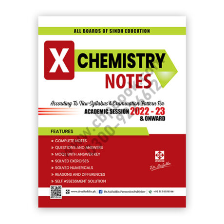 CHEMISTRY Notes For Class X - Class 10 By Dr Saifuddin