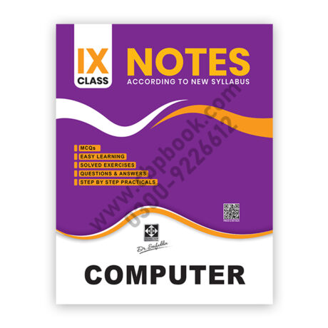 COMPUTER Notes For Class IX - Class 9 By Dr Saifuddin