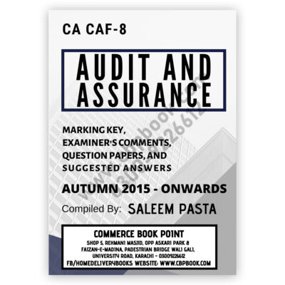 CA CAF 8 AUDIT Yearly Past Papers Autumn 2015 to Autumn 2022