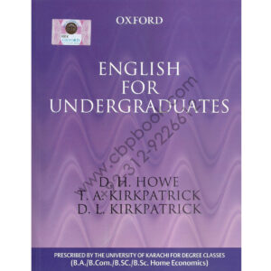 ENGLISH for Undergraduates by D. H. HOWE - OXFORD University Press