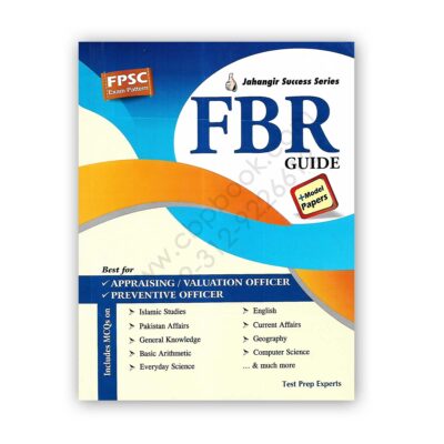 FPSC FBR Guide Best For Appraising/ Valuation/ Preventive Officer- Jahangir