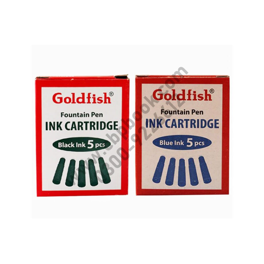 GOLDFISH Fountain Pen Ink Cartridges 5 Pieces CBPBOOK