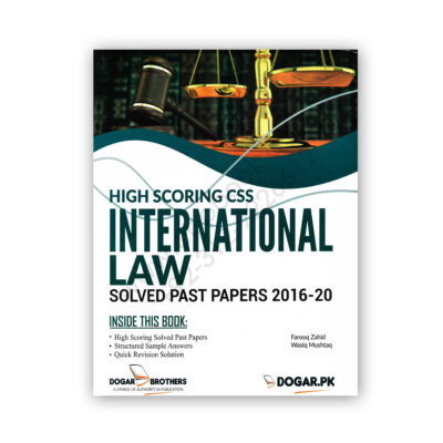 High Scoring CSS International Law Solved 2016-20 – Dogar Brother