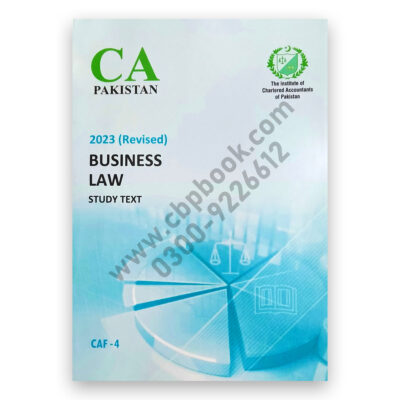 CA CAF-4 Business Law – Study Text (2023) ICAP