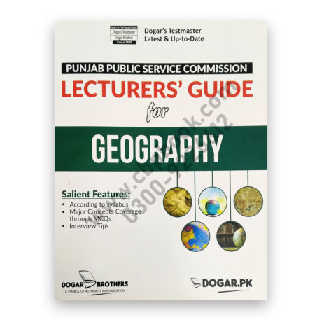 PPSC Lecturer Geography Guide - DOGAR Brother
