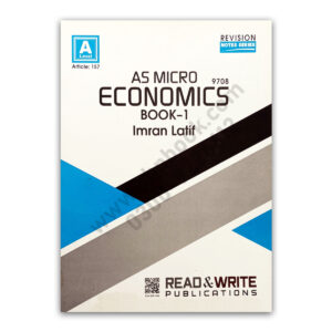 AS/L MICRO ECONOMICS Book 1 By Imran Latif (Art#157) - Read & Write