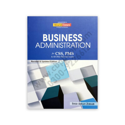 Business Administration For CSS PMS By Syed Ahsan Zohaib - JWT