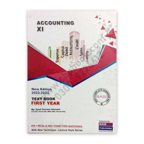 Accounting Text Book First Year (XI) By Syed Tanveer Hussain - BASE
