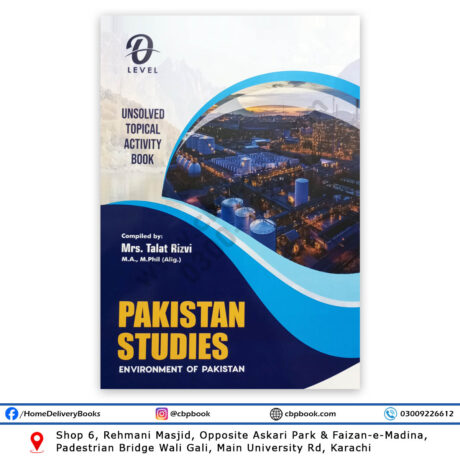 O/L Pakistan Studies Environment of Pakistan Topical Unsolved 2024 By Mrs Talat Rizvi