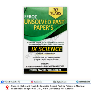 10 Years Unsolved IX Science Chapterwise English & Urdu – Feroz Nasir