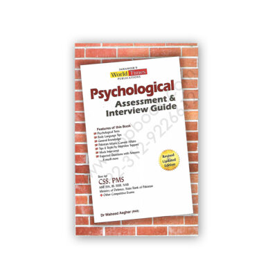 JWT PSYCHOLOGICAL Assessment & Interview Guide By Dr Waheed Asghar
