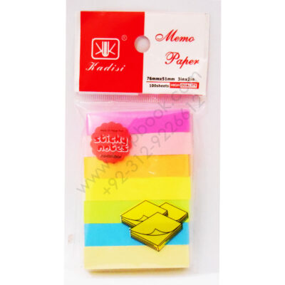 KADISI Memo Paper Sticky Notes 7 Colors