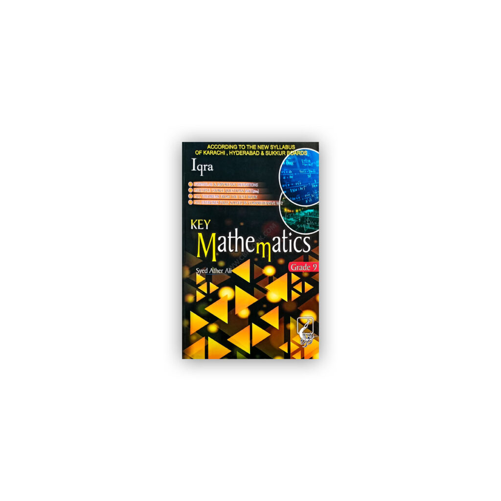 Key Mathematics For Grade 9 (IX) By Syed Ather Ali – IQRA – CBPBOOK