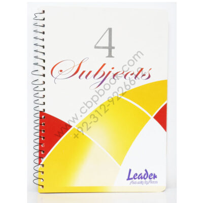 LEADER 4 Subject Spiral Notebook