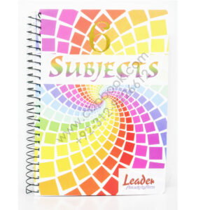 LEADER 6 Subject Spiral Notebook