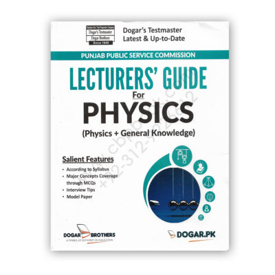 LECTURERS' GUIDE Guide For PHYSICS - DOGAR Brother