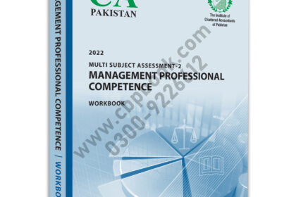 CA MSA 2 Management Professional Competence Workbook 2022 ICAP