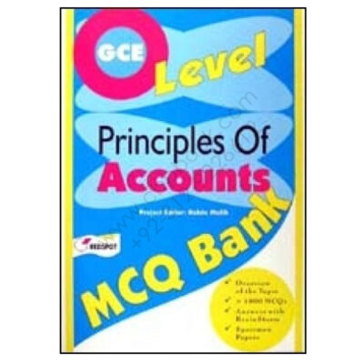 O Level PRINCIPLES OF ACCOUNTS MCQ Bank REDSPOT Publishing