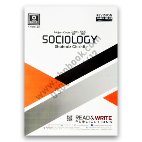 O Level SOCIOLOGY Notes By Shahraiz Chishti (Art#491) – Read & Write ...