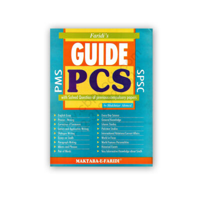 PCS Guide with Solved Question From Past Papers By Mukhtiar Ahmed - FARIDI