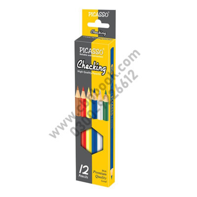 PICASSO Checking Pencils - Blue - Pack of 12