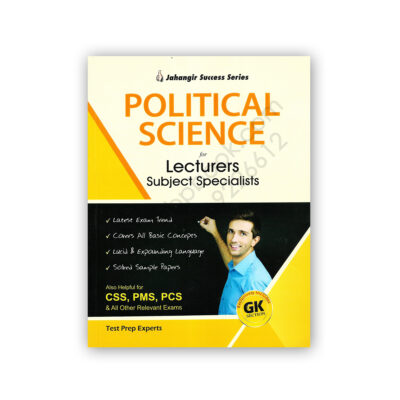 Political Science For Lecturers Subject Specialist - Jahangir Books