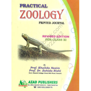 Practical Zoology Printed Journal For Class First Year Azad Publisher