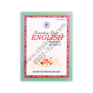 Secondary Stage ENGLISH Book Two For Class X Sindh Textbook Board