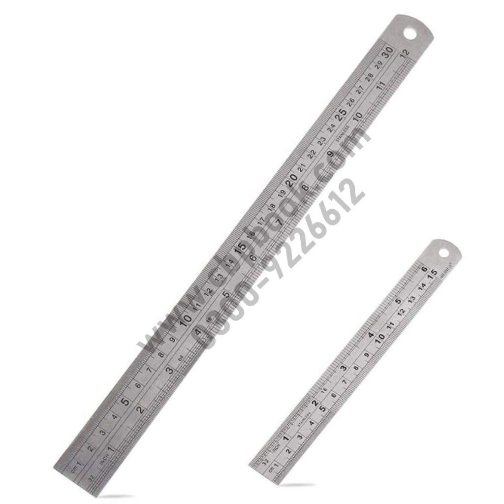 Stainless Steel Scale Ruler – Silver – CBPBOOK