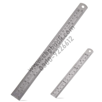 Stainless Steel Scale Ruler - Silver