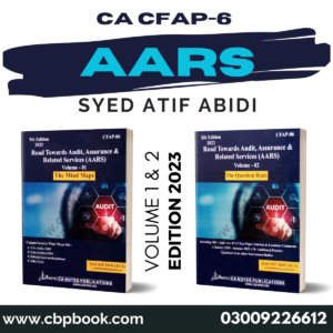 CA CFAP 6 Audit, Assurance & Related Services (V1-2) 5th Ed 2023 By ATIF ABIDI