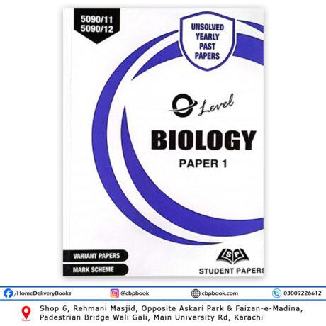 O Level BIOLOGY Paper 1 Yearly Unsolved with Mark Scheme From 2014 - June 2023 - SP