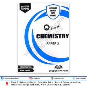 O Level CHEMISTRY Paper 2 Yearly Unsolved with Mark Scheme Upto Nov 2023- SP