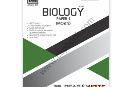 A Level BIOLOGY Paper 1 Topical MCQs (Art#211) - Read & Write