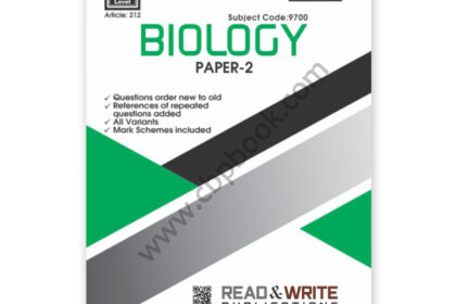 A Level BIOLOGY Paper 2 Topical Workbook (Art#212) - Read & Write