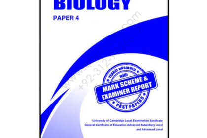 A Level BIOLOGY Paper 4 Yearly Unsolved with Mark Scheme From 2014 - June 2023 - SP