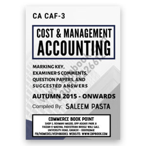 CA CAF 3 CMA Yearly Past Papers From Autumn 2015 To Autumn 2022