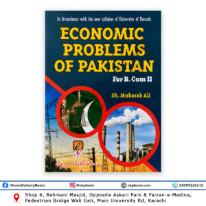Economic Problems of Pakistan for B.Com Part II by Sh. Mubarak Ali published by Iqra Publishers according to the latest University of Karachi syllabus.